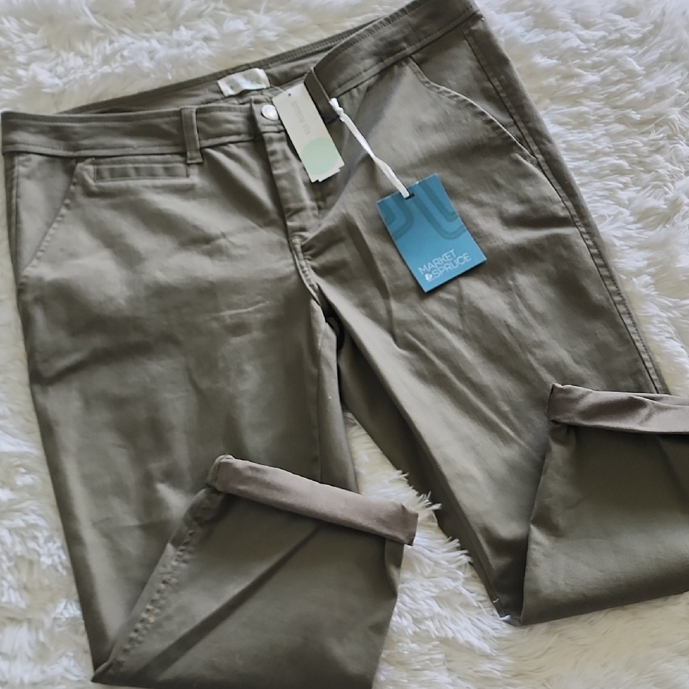 Market & Spruce Tori Capri Size 14P